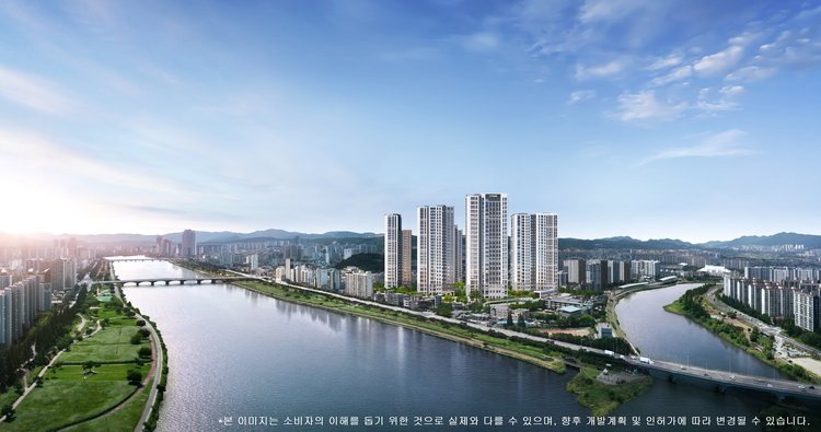 태화강 센트럴 아이파크 전경 또는 모델